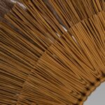 ΚΑΘΡΕΠΤΗΣ ΤΟΙΧΟΥ ΣΤΡΟΓΓΥΛΟΣ ΑΠΟ MENDONG ΚΑΙ ΑΜΠΑΚΑ ΦΥΣΙΚΟ-ΧΡΥΣΟ 80x4x80Yεκ.HM7797 - Image 5