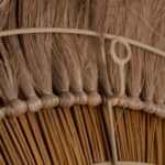 ΚΑΘΡΕΠΤΗΣ ΤΟΙΧΟΥ ΣΤΡΟΓΓΥΛΟΣ ΑΠΟ MENDONG ΚΑΙ ΑΜΠΑΚΑ ΦΥΣΙΚΟ-ΧΡΥΣΟ 80x4x80Yεκ.HM7797 - Image 6