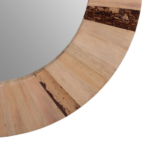 ΚΑΘΡΕΠΤΗΣ ΤΟΙΧΟΥ ΣΤΡΟΓΓΥΛΟΣ HM7837 ΠΛΑΙΣΙΟ ΙΝΕΣ ΦΟΙΝΙΚΑ ΦΥΣΙΚΟ ΧΡΩΜΑ Φ60x4εκ. - Image 4