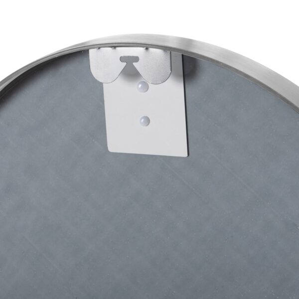 ΚΑΘΡΕΠΤΗΣ ΤΟΙΧΟΥ ΣΤΡΟΓΓΥΛΟΣ HM9582.40 ΣΚΕΛΕΤΟΣ ΑΛΟΥΜΙΝΙΟΥ ΣΕ ΑΣΗΜΙ ΧΡΩΜΑ Φ50x3εκ. - Image 5