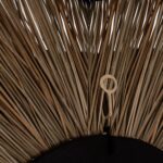 ΚΑΘΡΕΠΤΗΣ ΤΟΙΧΟΥ ΣΤΡΟΓΓΥΛΟΣ ΠΛΑΙΣΙΟ MENDONG GRASS ΣΕ ΧΡΩΜΑ ΦΥΣΙΚΟ ΧΡΥΣΟ Φ70εκ.HM7800 - Image 6