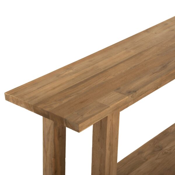 ΚΟΝΣΟΛΑ ΧΩΡΙΣ ΣΥΡΤΑΡΙ ΑΠΟ ΑΝΑΚΥΚΛΩΜΕΝΟ ΞΥΛΟ ΤΕΑΚ HM9554 240x45x91Υεκ. - Image 4