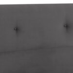 ΚΡΕΒΑΤΙ DOLORES ΑΠΟ ΓΚΡΙ ΒΕΛΟΥΔΟ HM637.10 ΓΙΑ ΣΤΡΩΜΑ 150x200 εκ. - Image 4