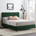 ΚΡΕΒΑΤΙ INDRA ΑΠΟ ΚΥΠΑΡΙΣΣΙ ΒΕΛΟΥΔΟ HM662.13 ΓΙΑ ΣΤΡΩΜΑ 160x200 EK. - Image 2