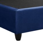 ΚΡΕΒΑΤΙ MALENA ΑΠΟ ΜΠΛΕ ΒΕΛΟΥΔΟ HM638.05 ΓΙΑ ΣΤΡΩΜΑ 150x200 εκ. - Image 6