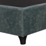 ΚΡΕΒΑΤΙ MALENA ΑΠΟ ΠΡΑΣΙΝΟ ΥΦΑΣΜΑ Τ. NUBUK HM651.27 ΓΙΑ ΣΤΡΩΜΑ 90x200 εκ. - Image 5