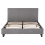 ΚΡΕΒΑΤΙ BECCA ΑΠΟ ΥΦΑΣΜΑ ΓΚΡΙ HM553.11 ΓΙΑ ΣΤΡΩΜΑ 150x200 EK. - Image 4