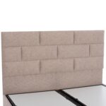 ΚΡΕΒΑΤΙ HM627.22 SOLEDAD, ΜΕ ΑΠΟΘΗΚΕΥΤΙΚΟ, ΜΠΕΖ ΥΦΑΣΜΑ, 160x200 εκ - Image 6