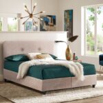 ΚΡΕΒΑΤΙ HM637.22 DOLORES ΜΠΕΖ ΥΦΑΣΜΑ τ.NUBUCK, 150x200 εκ. - Image 2