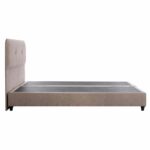 ΚΡΕΒΑΤΙ HM637.22 DOLORES ΜΠΕΖ ΥΦΑΣΜΑ τ.NUBUCK, 150x200 εκ. - Image 5