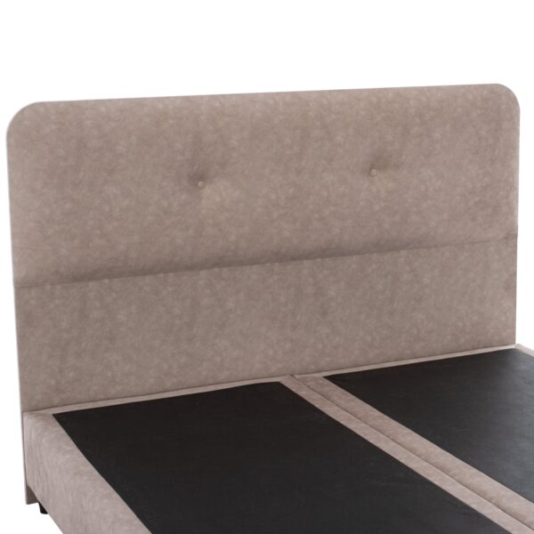 ΚΡΕΒΑΤΙ HM637.22 DOLORES ΜΠΕΖ ΥΦΑΣΜΑ τ.NUBUCK, 150x200 εκ. - Image 6