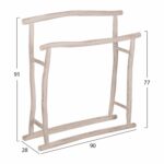 ΚΡΕΜΑΣΤΡΑ ΓΙΑ ΠΕΤΣΕΤΕΣ OREG HM7908 ΣΕ ΑΠΟΧΡΩΣΗ ΛΕΥΚΗ ΠΑΤΙΝΑ 90x28x77-91Yεκ. - Image 2