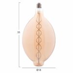 ΛΑΜΠΤΗΡΑΣ LED FILAMENT 8W E27 3000K TEA COLOR DIMMABLE HM4051.02 - Image 2