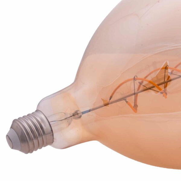 ΛΑΜΠΤΗΡΑΣ LED FILAMENT 8W E27 3000K TEA COLOR DIMMABLE HM4051.02 - Image 3
