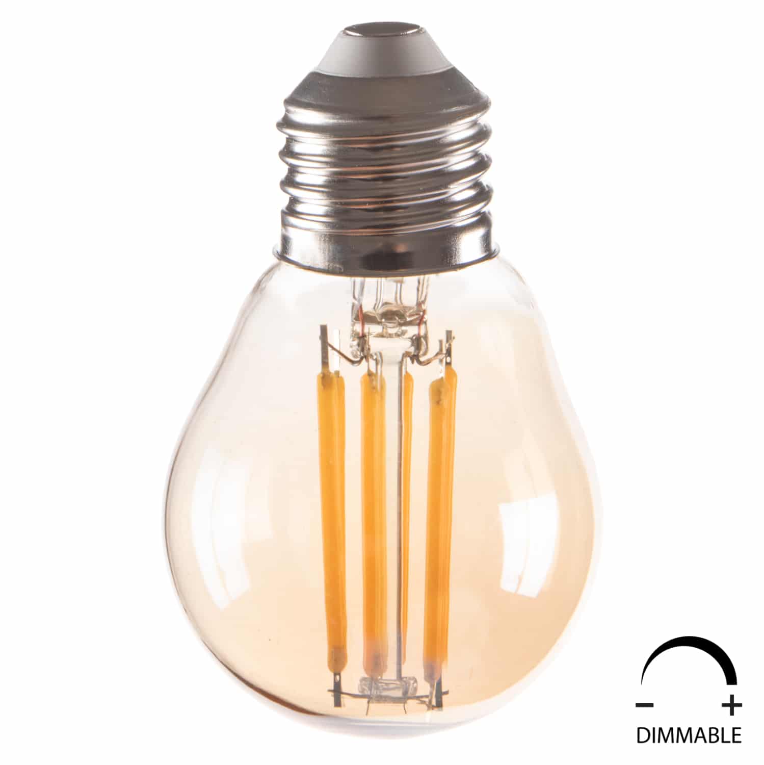 HM4046.02 ΛΑΜΠΤΗΡΑΣ HM4046.02 LED FILAMENT 6W E27 3000K GOLD DIMMABLE - Image 1