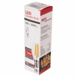 ΛΑΜΠΤΗΡΑΣ HM4047.01 ΣΤΥΛ ΦΛΟΓΑ LED FILAMENT 6W E14 3000K ΔΙΑΦΑΝΟ DIMMABLE - Image 5