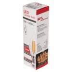 ΛΑΜΠΤΗΡΑΣ HM4047.02 ΣΤΥΛ ΦΛΟΓΑ LED FILAMENT 6W E14 3000K GOLD DIMMABLE - Image 6