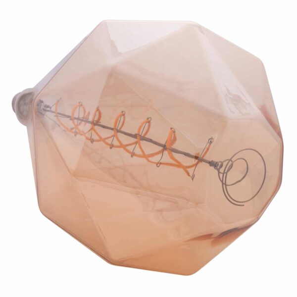ΛΑΜΠΤΗΡΑΣ LED FILAMENT 8W E27 3000K GOLD COLOR DIMMABLE HM4057 - Image 4
