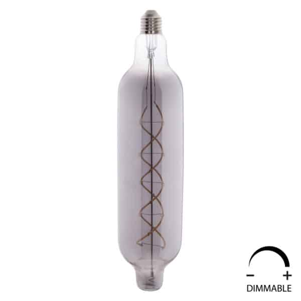 ΛΑΜΠΤΗΡΑΣ JHD-NW7775 LED FILAMENT 8W E27 3000K SMOKE COLOR DIMMABLE  HM4055.03 - Image 1