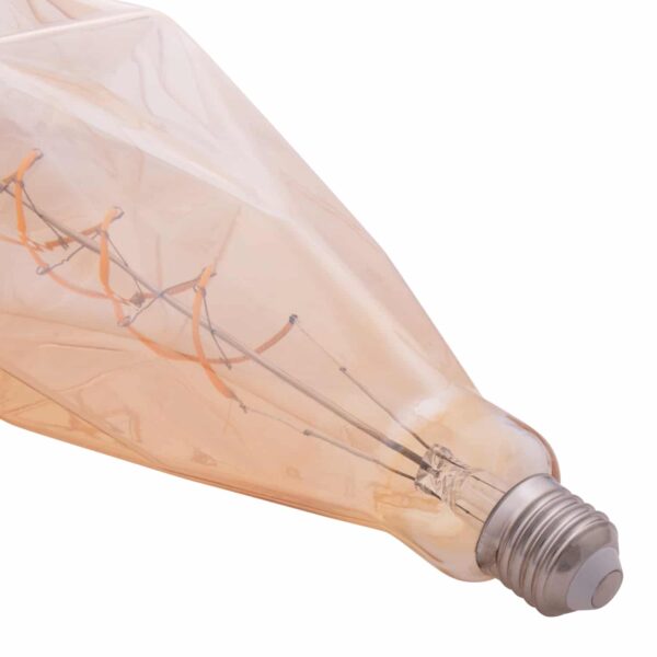 ΛΑΜΠΤΗΡΑΣ LED FILAMENT 8W E27 3000K GOLD COLOR DIMMABLE HM4058 - Image 3