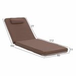 ΜΑΞΙΛΑΡΙ ΞΑΠΛΩΣΤΡΑΣ TEXTILENE 600gr/m2 2X1 SIFNOS ΜΟΚΑ HM11237.04T 194x70x11εκ. - Image 2