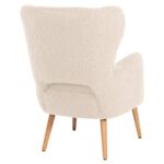 ΜΠΕΡΖΕΡΑ ΠΟΛΥΘΡΟΝΑ MYLIE ΜΠΟΥΚΛΕ ΥΦΑΣΜΑ ΕΚΡΟΥ HM8394.20 66x76x90Υ εκ. - Image 5