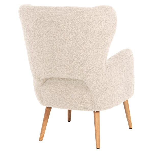 ΜΠΕΡΖΕΡΑ ΠΟΛΥΘΡΟΝΑ MYLIE ΜΠΟΥΚΛΕ ΥΦΑΣΜΑ ΕΚΡΟΥ HM8394.20 66x76x90Υ εκ. - Image 5