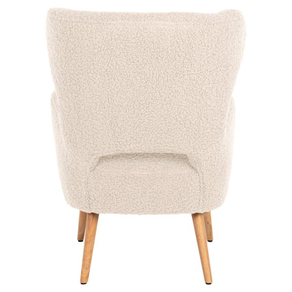 ΜΠΕΡΖΕΡΑ ΠΟΛΥΘΡΟΝΑ MYLIE ΜΠΟΥΚΛΕ ΥΦΑΣΜΑ ΕΚΡΟΥ HM8394.20 66x76x90Υ εκ. - Image 6