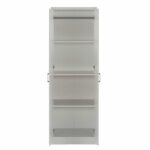 ΝΤΟΥΛΑΠΑ 2ΦΥΛΛΗ BAILEY ΜΕ ΤΡΙΑ ΡΑΦΙΑ HM337.05 ΜΕΛΑΜΙΝΗ ΛΕΥΚΗ 60Χ43Χ181Υεκ. - Image 4