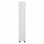 ΝΤΟΥΛΑΠΙ ADEMIA ΣΤΗΛΗ ΠΟΛΛΑΠΛΩΝ ΧΡΗΣΕΩΝ ΜΕΛΑΜΙΝΗ ΛΕΥΚΟ 30x33x175,5Yεκ.HM9124.11 - Image 5