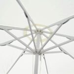 ΟΜΠΡΕΛΑ ΕΠΑΓΓΕΛΜΑΤΙΚΗ ALU 3Μ ΕΚΡΟΥ ΜΟΝΟΚΟΜΑΤΟΣ ΙΣΤΟΣ HM6006 - Image 2