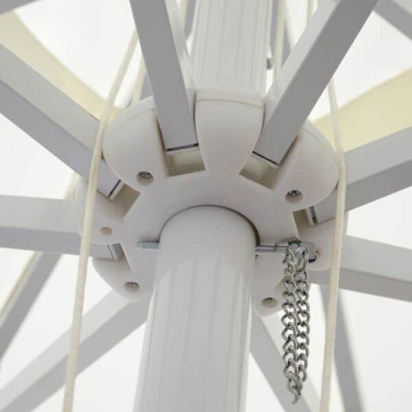 ΟΜΠΡΕΛΑ ΕΠΑΓΓΕΛΜΑΤΙΚΗ ALU 3Μ ΕΚΡΟΥ ΜΟΝΟΚΟΜΑΤΟΣ ΙΣΤΟΣ HM6006 - Image 3