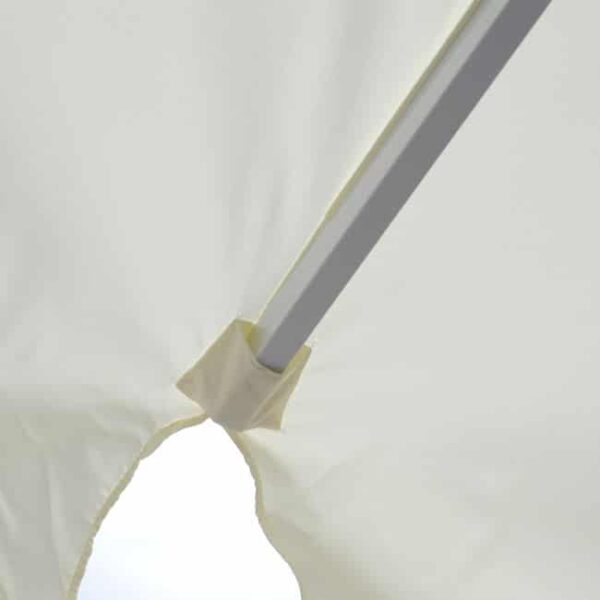 ΟΜΠΡΕΛΑ ΕΠΑΓΓΕΛΜΑΤΙΚΗ ALU 3Μ ΕΚΡΟΥ ΜΟΝΟΚΟΜΑΤΟΣ ΙΣΤΟΣ HM6006 - Image 4