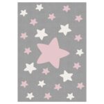 ΠΑΙΔΙΚΟ ΧΑΛΙ ΜΕ ΚΡΟΣΙΑ ΣΕΙΡΑ KIDDER HM7678.03 ΓΚΡΙ-ΡΟΖ-ΛΕΥΚΟ 80Χ150 εκ.