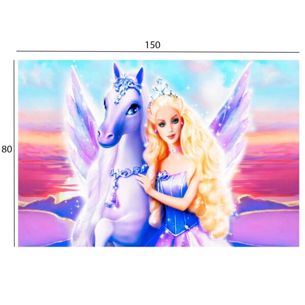 ΠΑΙΔΙΚΟ ΧΑΛΙ ΜΕ ΚΡΟΣΙΑ ΣΕΙΡΑ KIDDER HM7678.06 ΡΟΖ 80Χ150 εκ. - Image 2