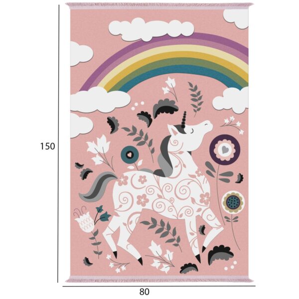 ΠΑΙΔΙΚΟ ΧΑΛΙ ΜΕ ΚΡΟΣΙΑ ΜΟΝΟΚΕΡΟΣ ΜΕ ΟΥΡΑΝΙΟ ΤΟΞΟ HM7678.19 80Χ150 εκ. - Image 2