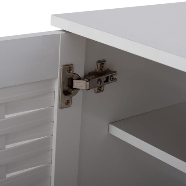 ΠΑΠΟΥΤΣΟΘΗΚΗ-ΝΤΟΥΛΑΠΙ ΜΕΛΑΜΙΝΗΣ CASSIOPE ΛΕΥΚΗ ΜΕ ΠΟΔΙΑ 77Χ34Χ67.5Υεκ.HM2208.05 - Image 6