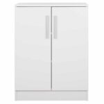 ΠΑΠΟΥΤΣΟΘΗΚΗ ΝΤΟΥΛΑΠΙ EMERIE ΜΕΛΑΜΙΝΗΣ ΛΕΥΚΗ 60x40x80Υεκ.HM2206.05 - Image 4