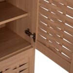 ΠΑΠΟΥΤΣΟΘΗΚΗ-ΝΤΟΥΛΑΠΙ KABIRA ΜΕΛΑΜΙΝΗΣ 4 ΠΟΡΤΕΣ HM2210.09 ΟΑΚ 77x34x115Υεκ. - Image 6