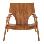 ΠΟΛΥΘΡΟΝΑ ΑΠΟ ΜΑΣΙΦ ΞΥΛΟ ΤΕΑΚ RESHIN HM9551 ΣΕ ΦΥΣΙΚΟ ΧΡΩΜΑ 80x82x76Υεκ. - Image 3