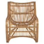 ΠΟΛΥΘΡΟΝΑ ΑΠΟ RATTAN HM5995 ΣΕ ΦΥΣΙΚΗ ΑΠΟΧΡΩΣΗ 71x85x86Υ εκ. - Image 3