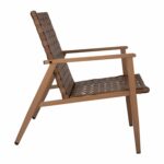 ΠΟΛΥΘΡΟΝΑ FELIPE HM5868.01 ΜΕΤΑΛΛΟ ΟΨΗ ΞΥΛΟΥ & RATTAN ΔΕΡΜΑ-LOOK 63,5x75,5x77εκ. - Image 4