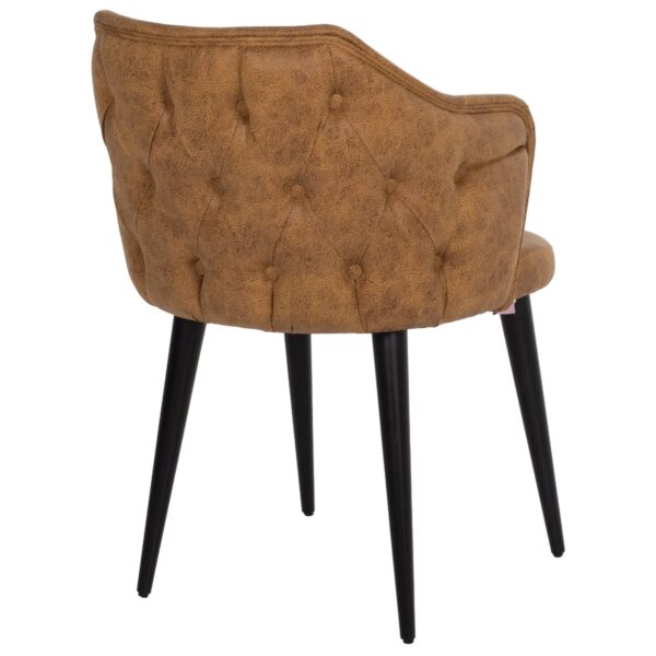 ΠΟΛΥΘΡΟΝΑ ΕΠΑΓΓΕΛΜΑΤΙΚΗ THERESA HM9263.19 Τ.NUBUCK ΧΡΥΣΗ ΞΥΛΙΝΗ 56x60x84Υεκ. - Image 5