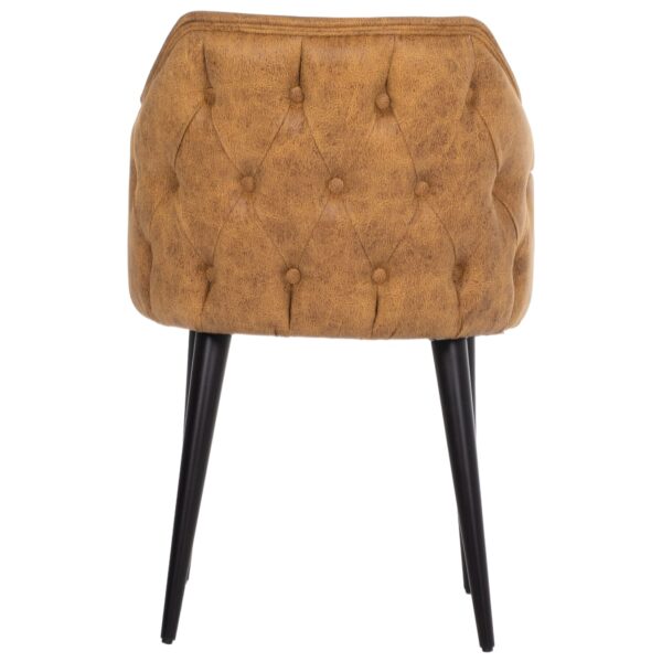 ΠΟΛΥΘΡΟΝΑ ΕΠΑΓΓΕΛΜΑΤΙΚΗ THERESA HM9263.19 Τ.NUBUCK ΧΡΥΣΗ ΞΥΛΙΝΗ 56x60x84Υεκ. - Image 6