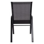 ΠΟΛΥΘΡΟΝΑ ΕΞ.ΧΩΡΟΥ LEON HM5000.03 ΜΕΤΑΛΛΙΚΗ ΜΑΥΡΟ ΜΕ TEXTILENE ΜΑΥΡΟ 55x77x95Υεκ - Image 6