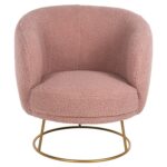 ΠΟΛΥΘΡΟΝΑ ARIEN HM8403.22 ΥΦΑΣΜΑ ΜΠΟΥΚΛΕ ΣΑΠΙΟ ΜΗΛΟ ΜΕ ΧΡΥΣΗ ΒΑΣΗ 78x75x84Y εκ. - Image 3