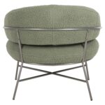 ΠΟΛΥΘΡΟΝΑ TRUDI HM8639.27 ΑΠΟ ΜΠΟΥΚΛΕ ΦΥΣΤΙΚΙ ΜΕ ΑΣΗΜΙ ΜΕΤΑΛΛΙΚΟ ΣΚΕΛΕΤΟ 84x79x76Υ εκ. - Image 6