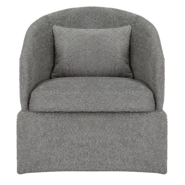 ΠΟΛΥΘΡΟΝΑ BEVY HM9677.01 ΓΚΡΙ ΜΠΟΥΚΛΕ ΥΦΑΣΜΑ-ΜΕΤΑΛΛΙΚΟΣ ΣΚΕΛΕΤΟΣ 72x71x75Υεκ. - Image 3