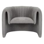 ΠΟΛΥΘΡΟΝΑ RIKER HM9682.01 ΜΕΤΑΛΛΙΚΟΣ ΣΚΕΛΕΤΟΣ- ΓΚΡΙ ΜΠΟΥΚΛΕ ΥΦΑΣΜΑ 92x74x69Υεκ. - Image 3