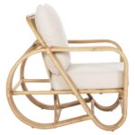 ΠΟΛΥΘΡΟΝΑ BARONESS HM9813 ΦΥΣΙΚΟ RATTAN ΚΑΙ ΛΕΥΚΑ ΜΑΞΙΛΑΡΙΑ 81x90x92Yεκ. - Image 4